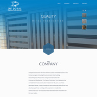 One page responsive website